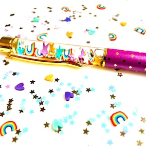 Lavender Haze Rainbow Float Pen, Kawaii, Lucky, Lucky Charm