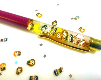 Boy Wizard and Friends Float Pen, Lightning Bolt, Wizard and 2 Friends, Super popular movie, Magic, Teacher Gift, Back to school supplies,