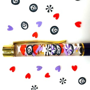 Horror movie killer love float pen, What’s your favorite scary movie? GF and Valentines mixed together! Valentines Gift, Galentines gift,