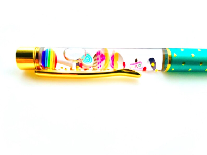 Bolígrafo para amantes de los postres, Kawaii, Amantes de los dulces, Panaderos, Pasteleros, Chef, Pastelería, Chocolate, Regalo de graduación, Regalo para profesores, Regalo para secretaria imagen 3