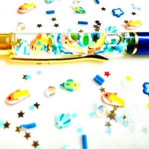 Fish Tank Float Pen, Kawaii,Graduation,Marine biology, College students,Fisherman, Fidget toy, Ocean, Rivers, Fun,Christmas gift, School,