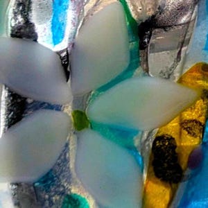 Pack de collages mystiques | Textures de verre fusionné et éphémères abstraits | Kit de journal numérique indésirable avec fichiers PNG transparents en prime