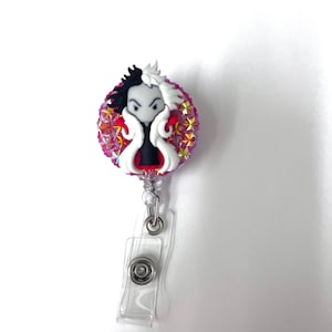 Disney Cruela Deville badge reel