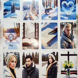 Carte Lenormand invernali