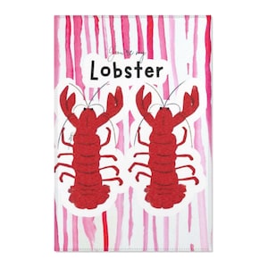 Lobster Rug -Kitchen Mat, You are my lobster rug,  Fun Nautical Rug, Romantic Rug, Beach House Accent, Lobster Lover Gift