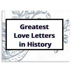 Cartas de romance histórico / Libro de cartas de amor / Álbum de fotos de cartas de amor famosas / Regalo de boda romántico / Libro de recuerdos de cartas románticas