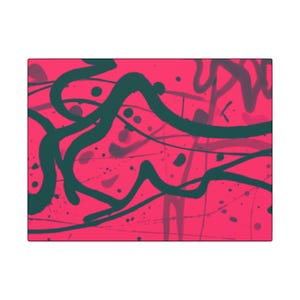 Wu Guanzhong Inspired Ink Chinese Calligraphy, Chinese Art, Matte Stretched Wall Decor, Home Office Decoration, Multi-Size Fine