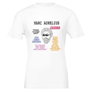 Marc Aurelius T-shirt | Stoicism tshirt | Philosophy t-shirt | Marcus Aurelius Gift | Memento Mori