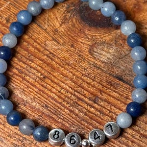 Anti-Trump Friendship Bracelet: Blue Aventurine Gemstone Beads
