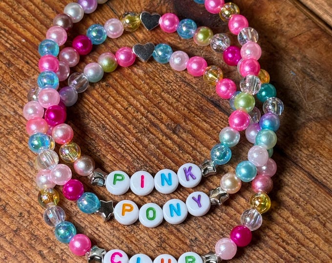 Pink Pony Club Friendship Bracelet | Roan | PPC | Chappell | Set of 3