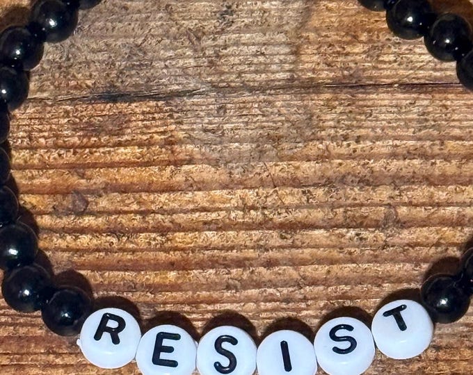 Resist Friendship Bracelet | FDT | Solidarity | Ally | Democrat |Feminist | Anti-Trump | Fuck Trump | Choice of Color