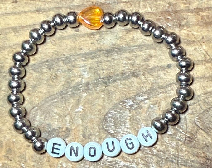 Enough Stretch Bracelet | End Gun Violence | Stop | Resist | Fundraiser | Everytown | March For Our Lives