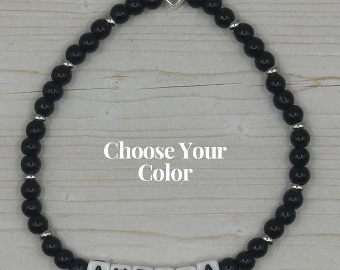 ANTIFA Beaded Stretch Bracelet - Political Protest Jewelry FDT - Choice of Color
