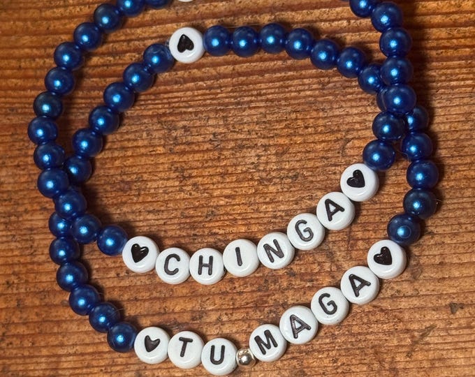 Chinga Tu MAGA Friendship Bracelet Set: Solidarity Ally Bracelets FDT