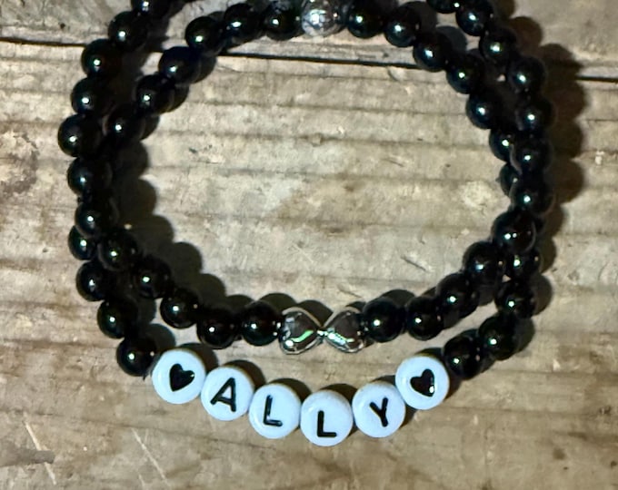 Black Out Ally Friendship Bracelet Set: Pride BLM LGBQT+