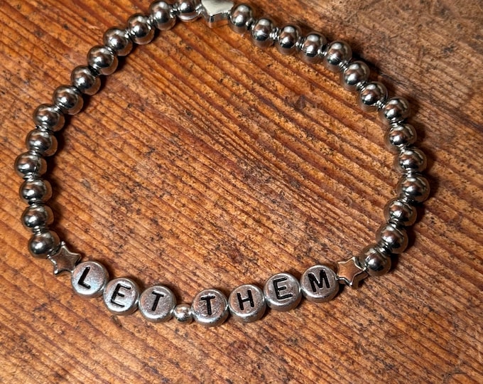 Let Them Stainless Steel Friendship Bracelet | FAFO | Minimalist