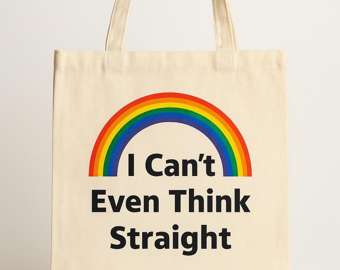 Pride Canvas Tote Bag: LGBTQIA+ Ally Reusable Grocery Bag