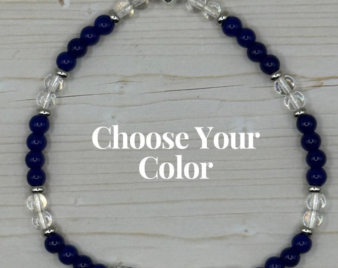 RESIST Beaded Stretch Bracelet - Political Protest Jewelry FDT