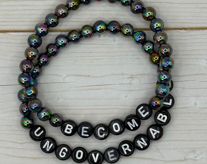 Become Ungovernable Friendship Bracelet Set: F*ck Donald Trump, Feminist, Resist, Protest, Choice of Color