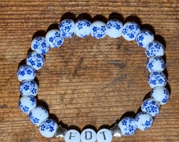 FDT F*ck Donald Trump Bracelet | Anti-Trump | Resist Limited Quantity Floral Enamel Beads