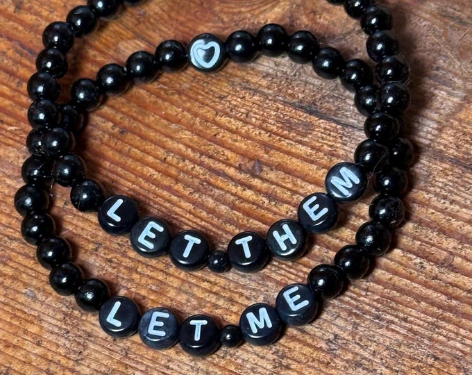 Let Them • Let Me Handmade Bracelet Set | Choice of Color