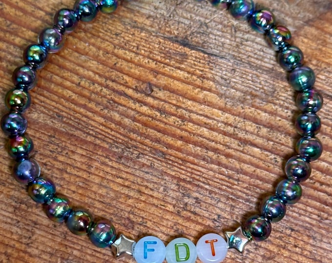 FDT Friendship Bracelet F*ck Donald Trump | Solidarity | Ally | Democrat | Feminist | GLOWS in the DARK