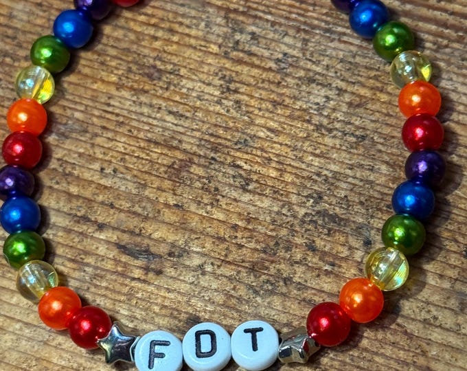 FDT Friendship Bracelet  | F*ck Donald Trump | Solidarity | Ally | Democrat | Feminist Anti-Trump | Resist