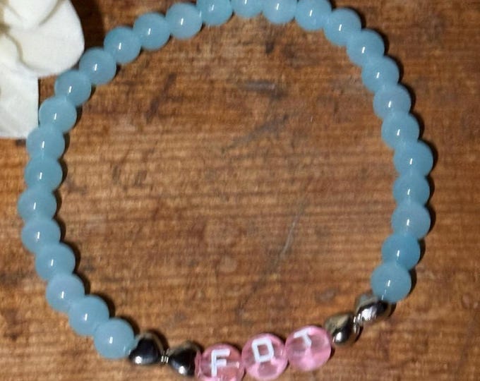 FDT Friendship Bracelet: Elegant Glass Beads, Solidarity & Ally
