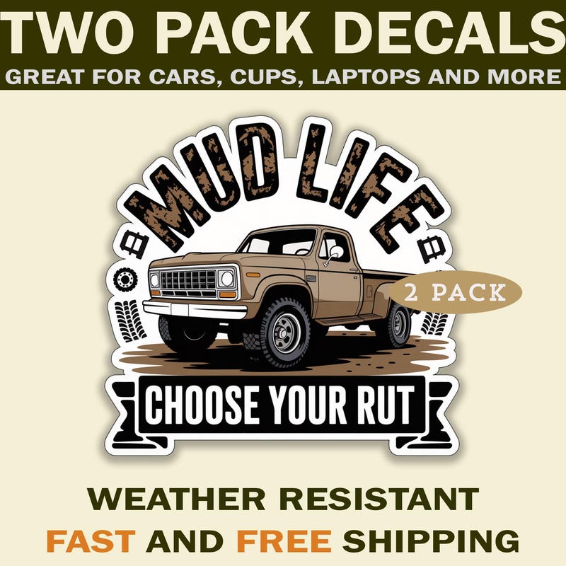 Mud Stickers - Etsy