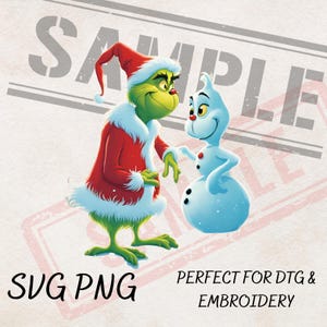 Grinch SVG PNG Ghost Christmas Grinch Clipart Merry Grinchmas Christmas Grinch Art