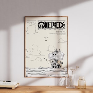 The Pirate Collection - Sunny Minimalist Manga/Anime Paper Poster