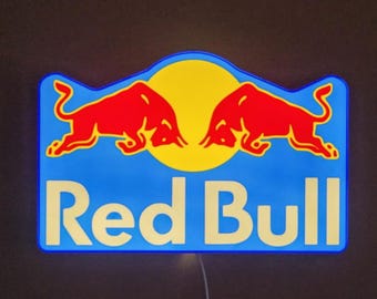 Caja de luz de Red Bull Energy