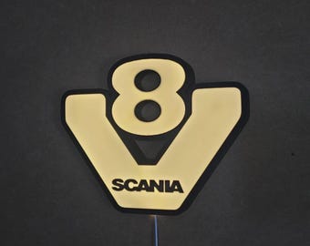 Lámpara LED Scania / LED COB blanco / Scania V8 Vabis