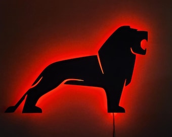 Letreiro luminoso de LED MAN | Caminhão/Garagem | Luminária decorativa para parede com logotipo