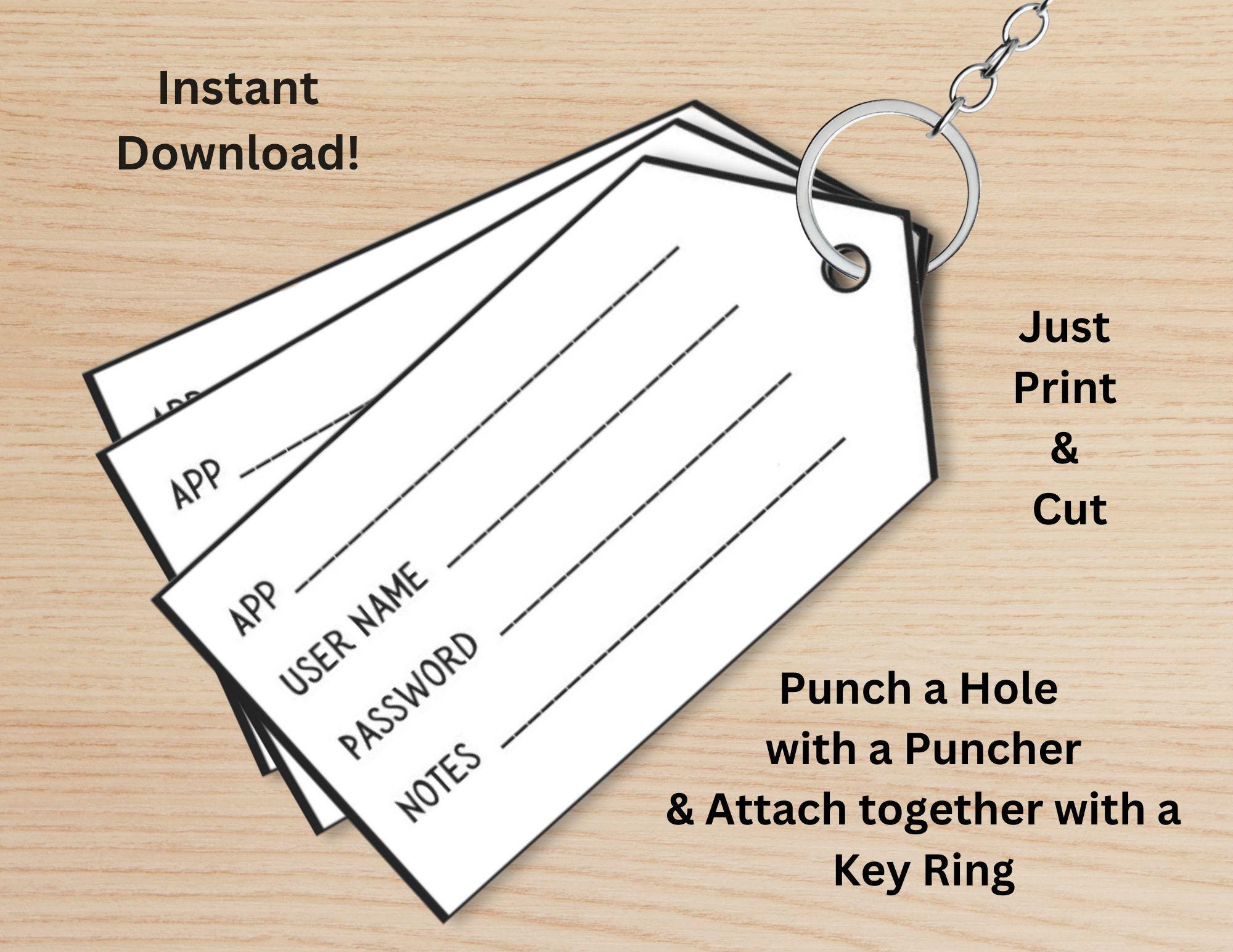 The Perfect Printable Password Tracker Digital Download. Individual ...