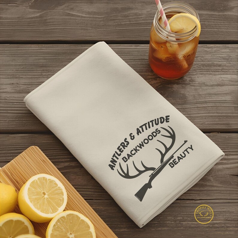 Antlers & Attitude – Backwoods Beauty | PNG + JPG Download | Trophy ...