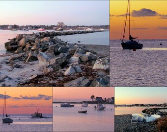 Sunset on Rye Harbor