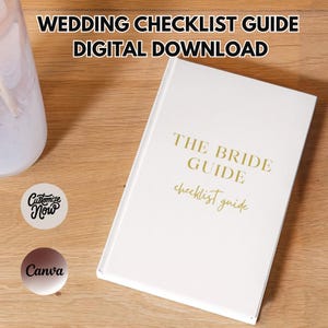 Wedding Planning Checklist: 12-Month Bride Guide (Digital Download PDF)