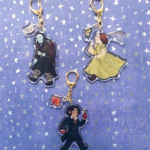 Frankenstein 2025 - Victor, Elizabeth, and the Creature Charms