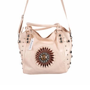 Handmade Leather Tote Bag: Full-Grain Crossbody Shoulder Bag