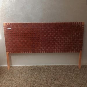 Custom Leather Headboard | King/Queen, Wall-Mount or Freestanding, Artisan Crafted, Luxury headboard.