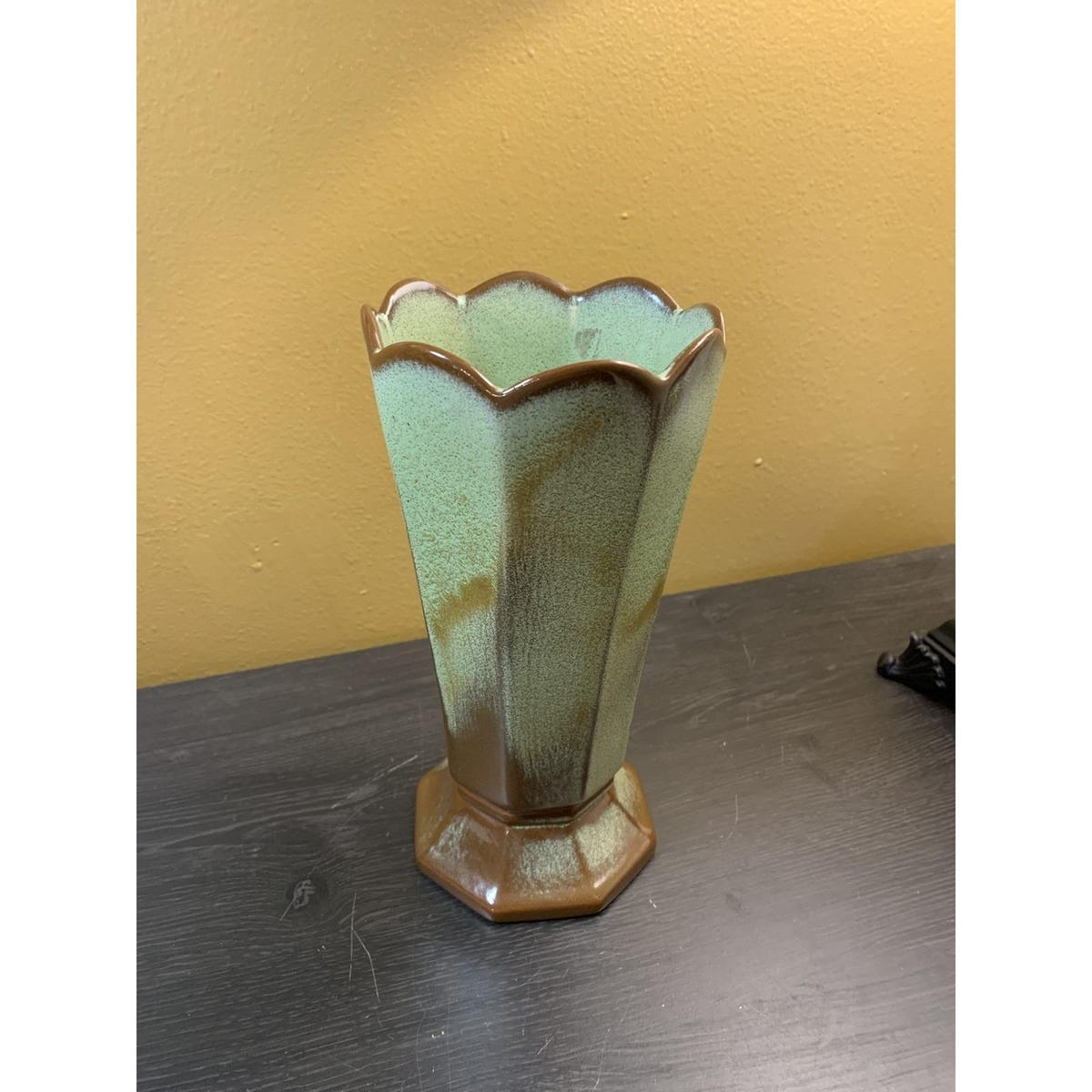 Frankoma Art Nouveau Prairie Green #38 Bud Vase Organic Pottery Design MCM EUC - Etsy