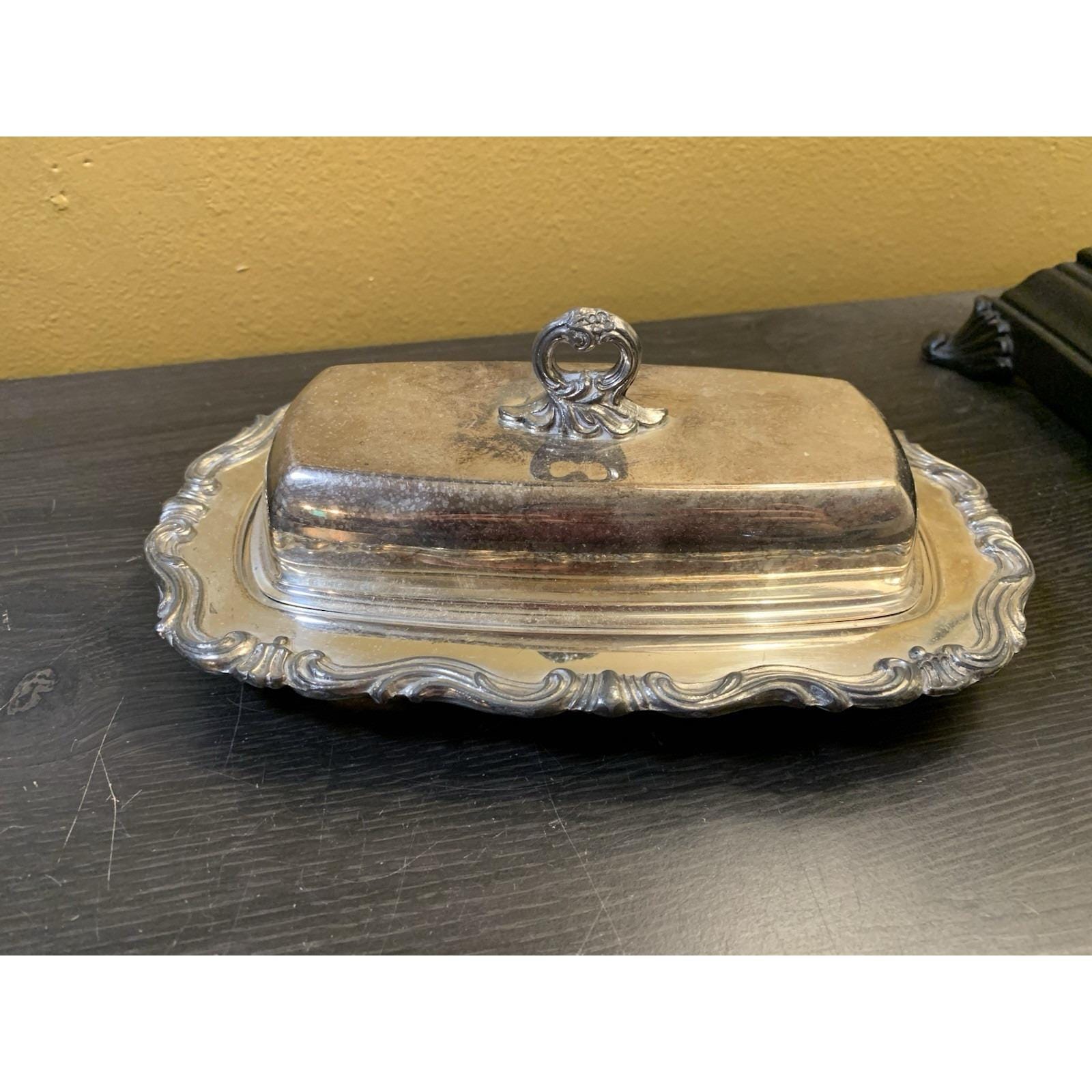 Fb Rogers Silver Butter Dish - Etsy