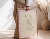 Custom Dog Art Print - Personalized Pet Artwork - Cocker Spaniel Digital Download