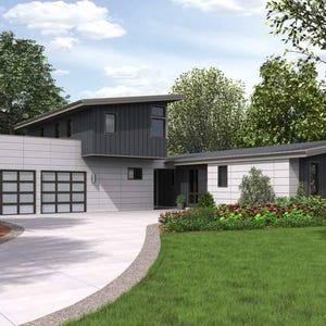 Modern House Plan 1903 | 2,371 Sq. Ft. | 3 Bed, 3 Bath | Complete Construction Drawings | 5 Printed Blueprints Set - PDF/CAD Available