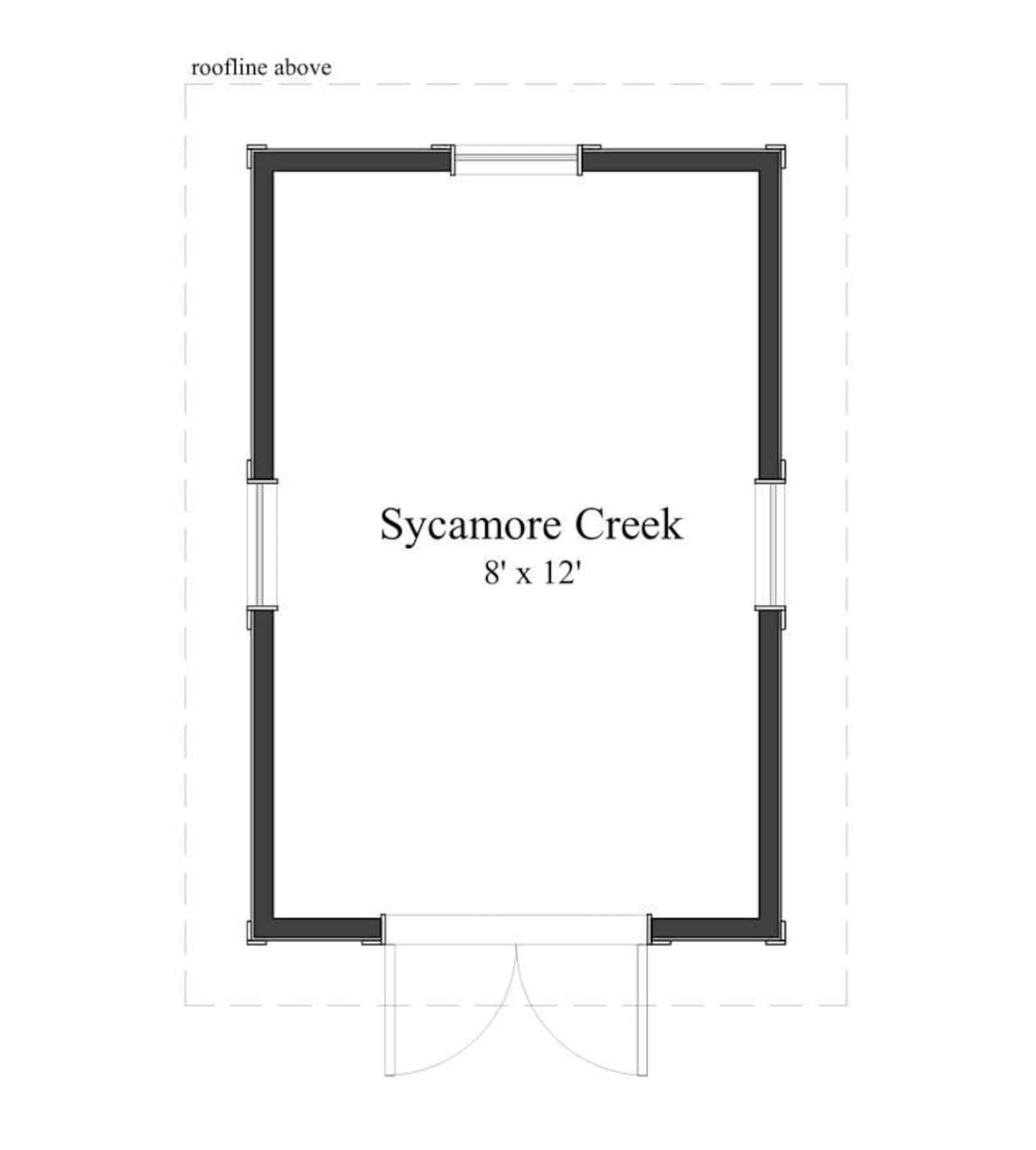 8'x12' Modern Shed Roof Storage Shed Plans – DIY Outdoor Building for