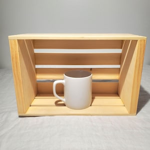 Wooden Crate | Rustic Decor | Farmhouse Style | Storage Box