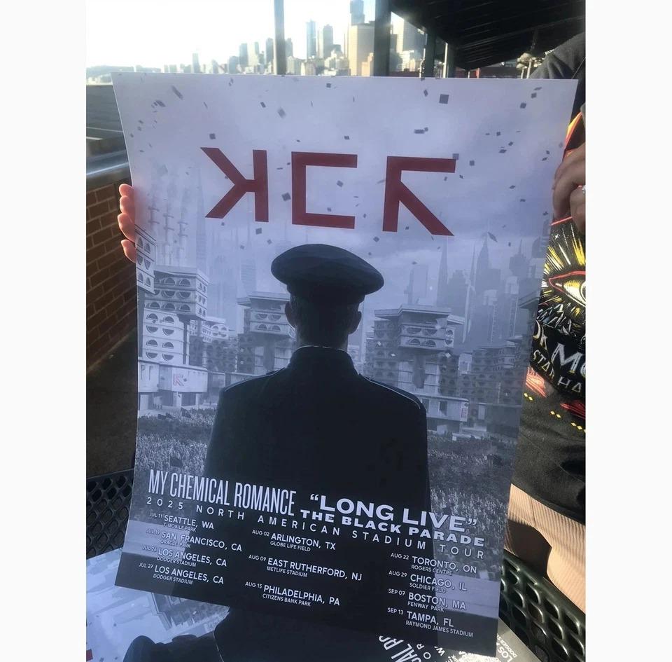 マイケミカルロマンス　ブラックパレード　A1相当　大盤ポスター　MCR マイケミカルロマンス ブラックパレード A1相当 大盤ポスター