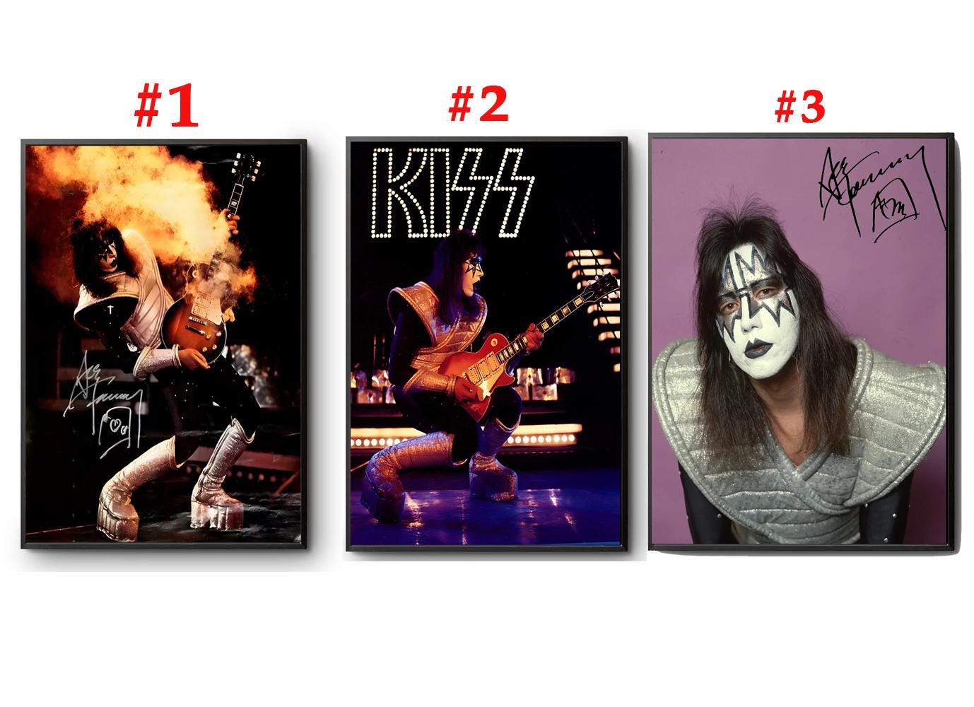 エース・フレーリー(KISS)純金製カード シリアルナンバー24k証明書付き