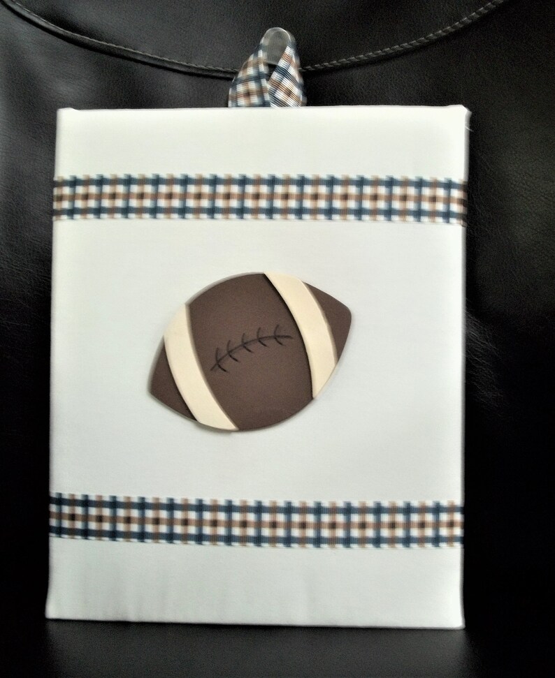NEW handmade boys football wall hanging decoration bedroom Etsy